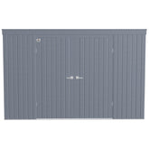 Arrow | Elite Steel Storage Shed, 10x4 ft. Anthracite EP104AN